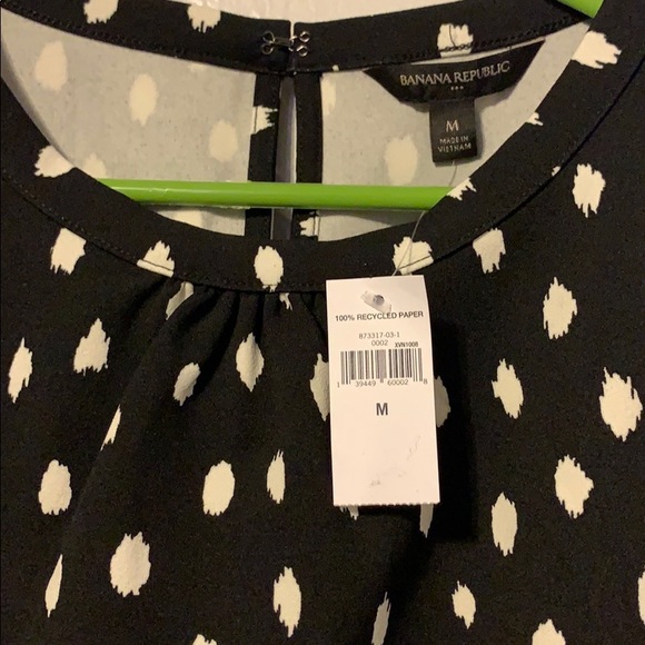 Banana Republic peplum polkadot top - Picture 2 of 3